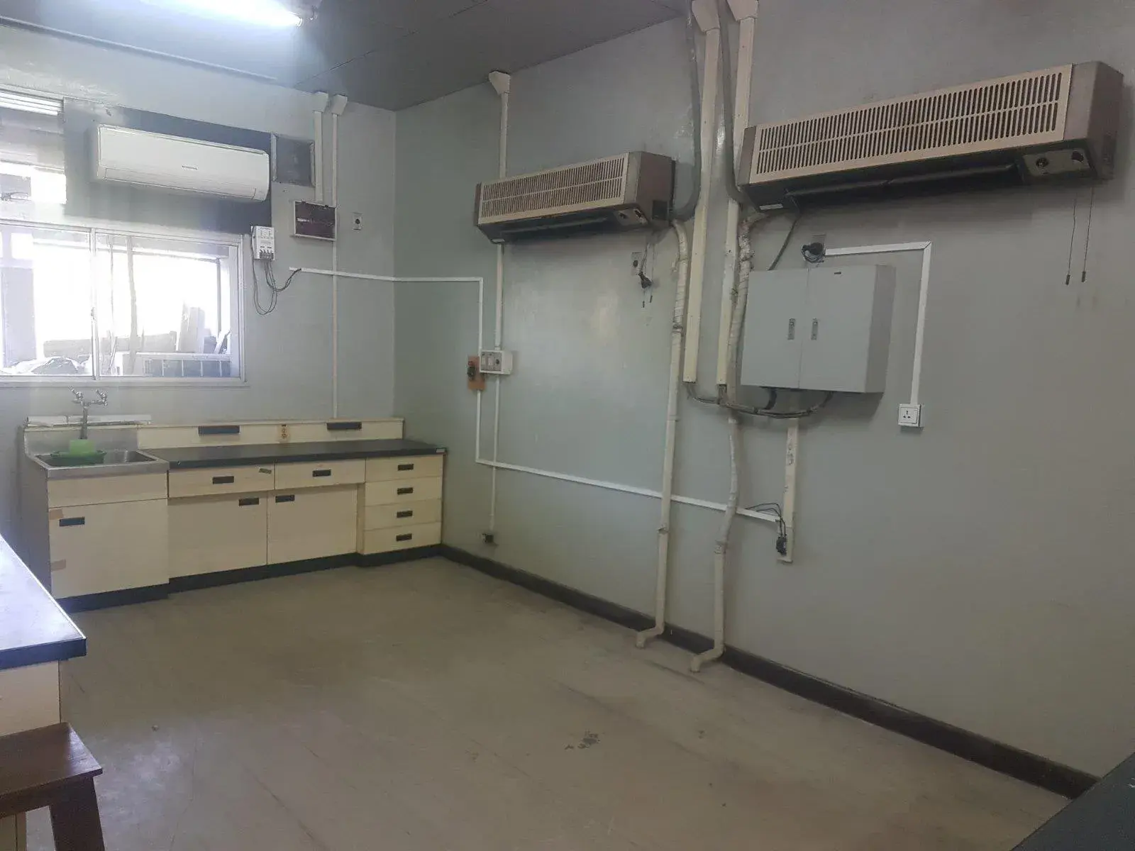 The immunology laboratory before renovation
